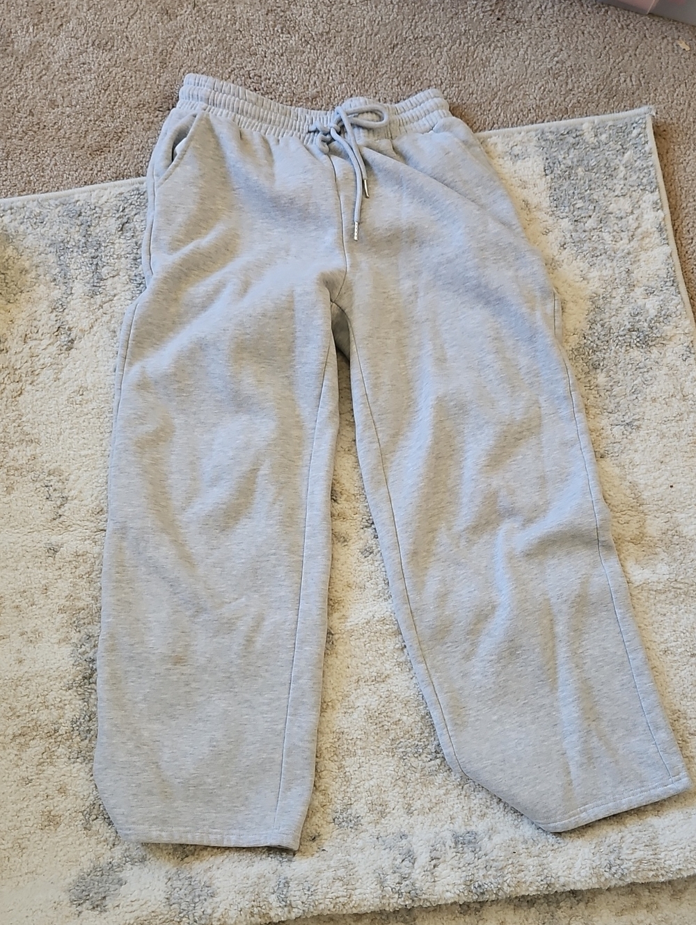 Light Gray Cozy Sweatpants Womens M